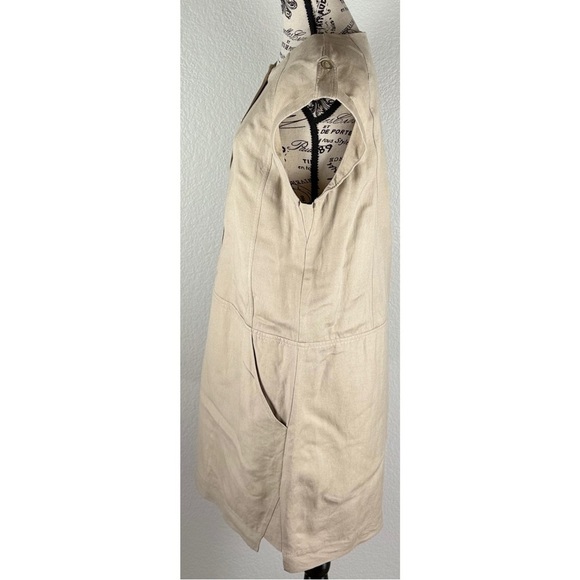 Melanie Lyne Button Front Linen Dress, size 8 - Picture 4 of 12